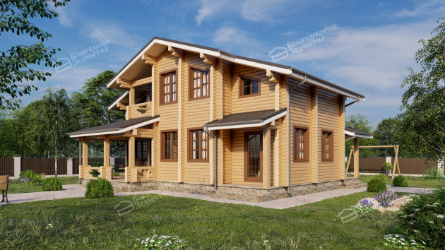 Дом из клееного бруса VZ-383